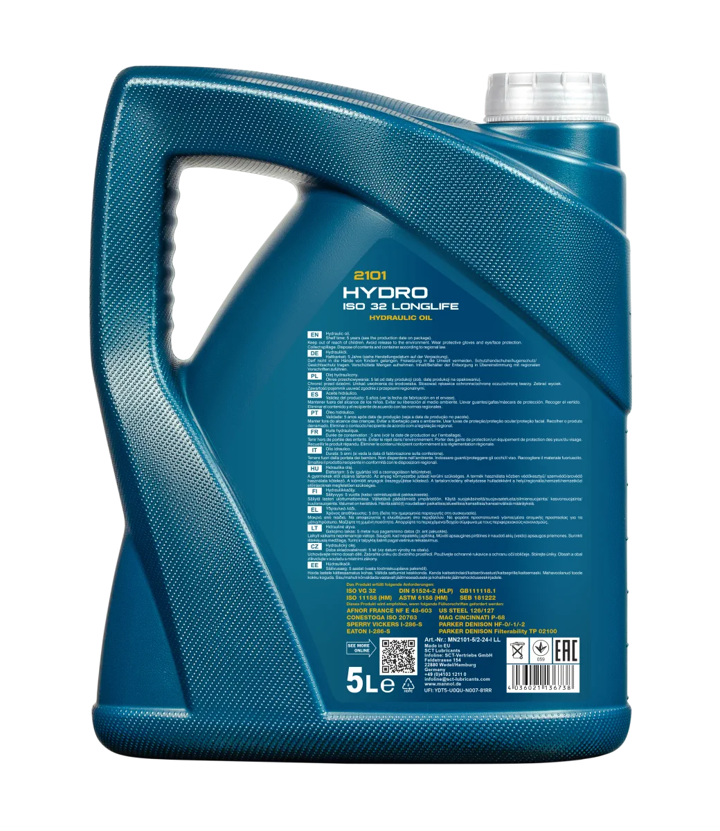 MANNOL Hydro ISO 32 2101 5L product image 2