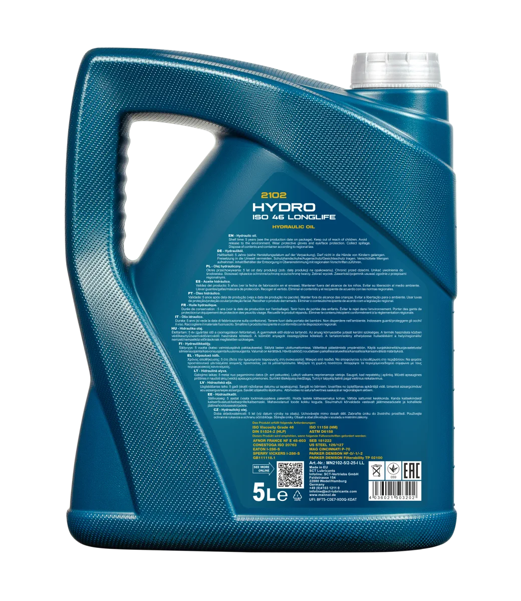 MANNOL Hydro ISO 46 2102 5L product image 2