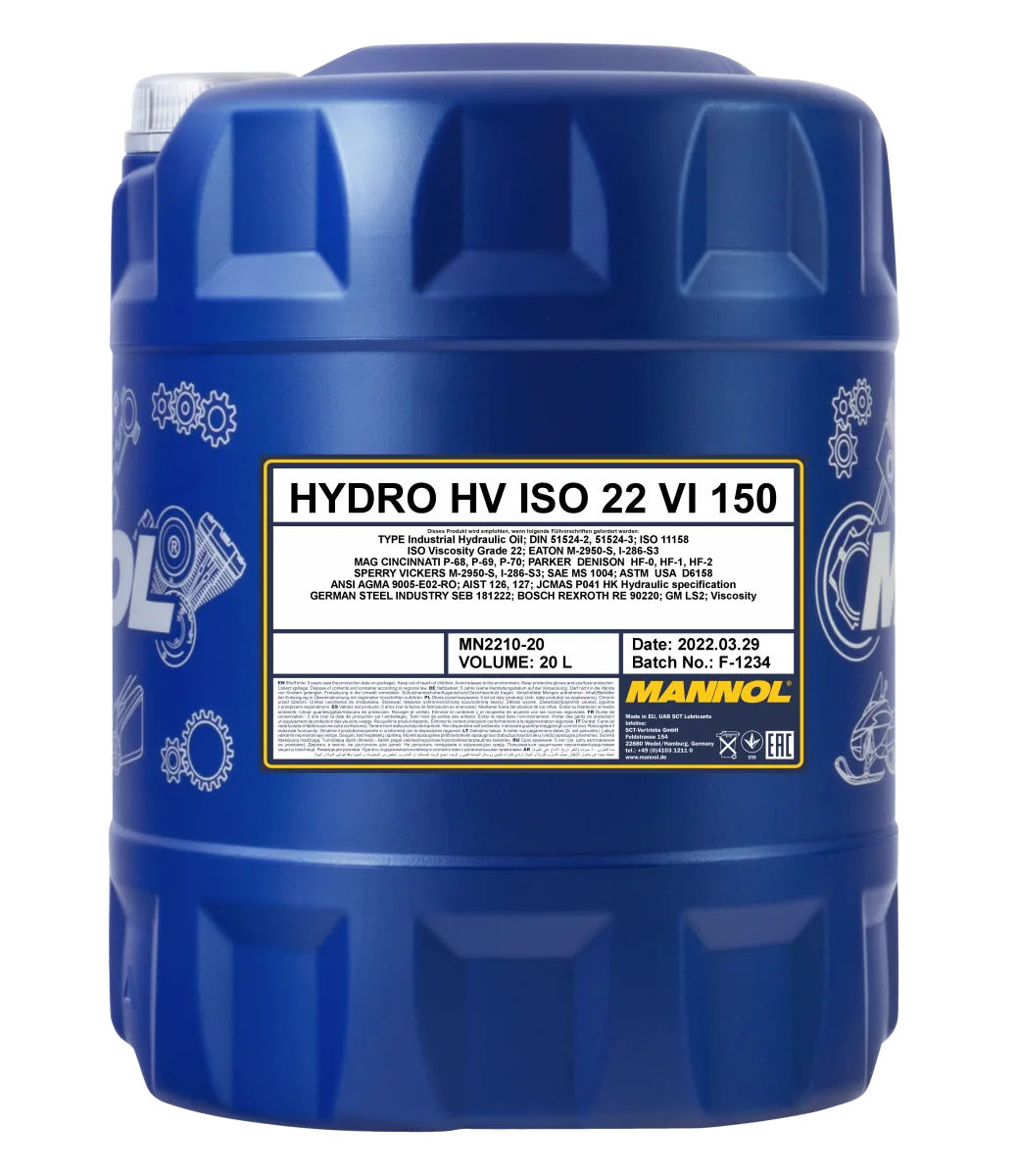 MANNOL Hydro HV ISO 22 VI 150 2210 مصنوعات تصویر