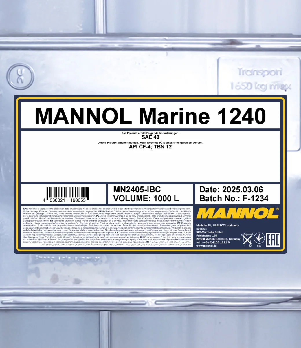 MANNOL Marine 1240 2405 1000L product image 2
