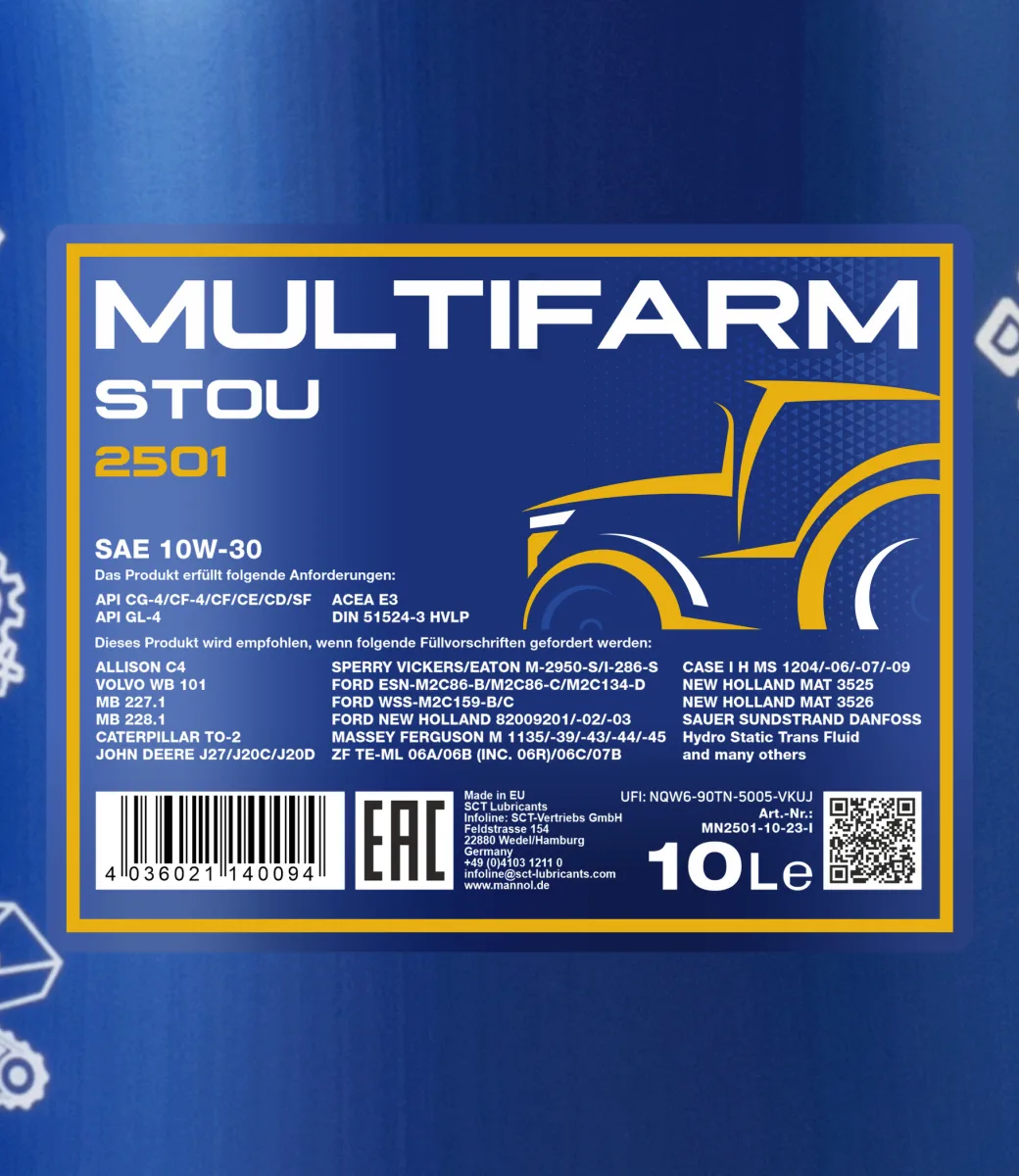 MANNOL Multifarm STOU 10W-30 2501 10L product image 2