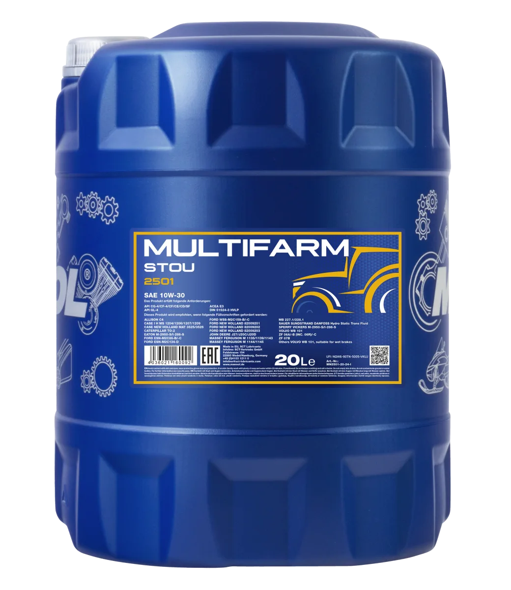 MANNOL Multifarm STOU 10W-30 2501 1000L product image 3