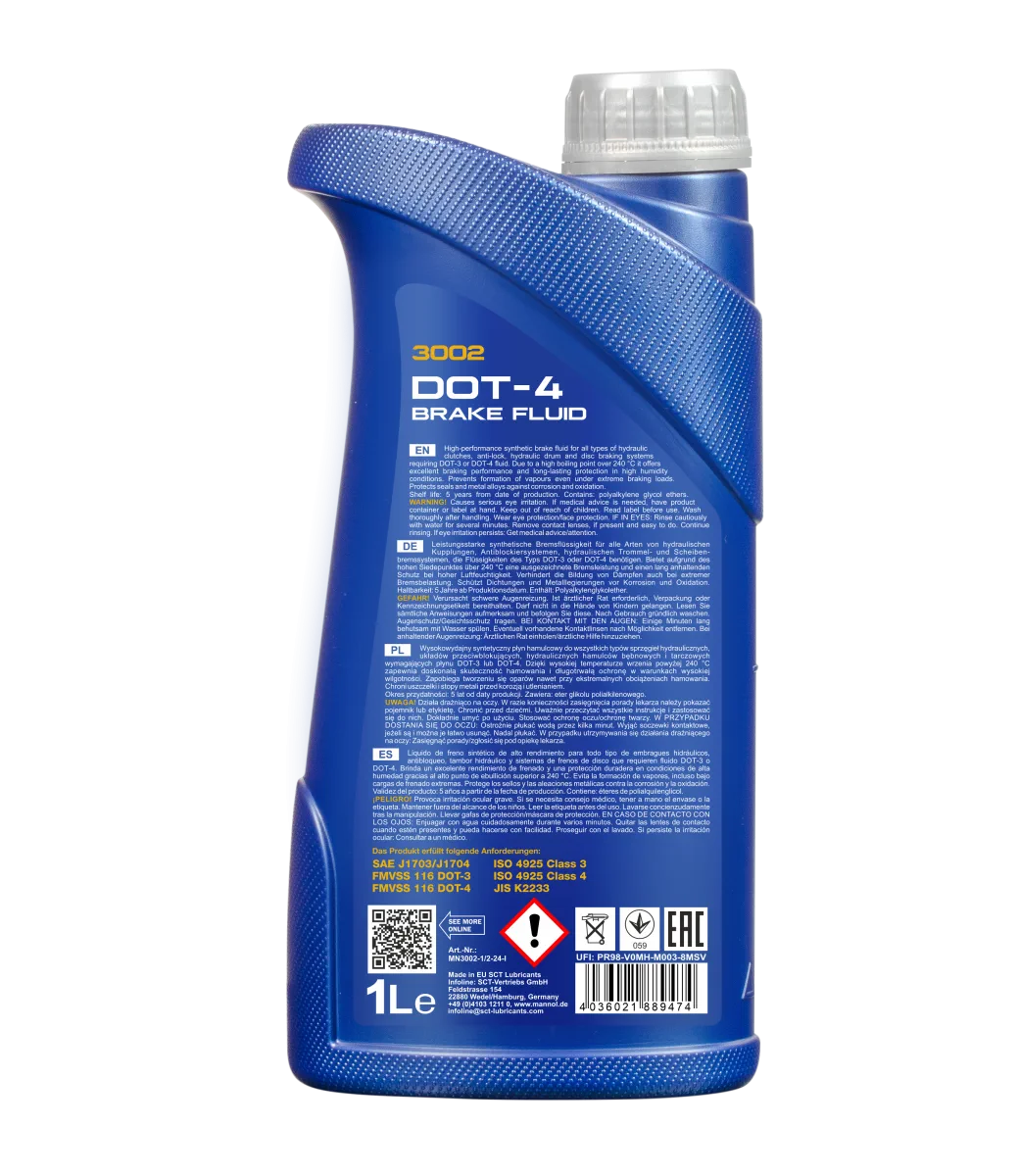 MANNOL Brake Fluid DOT-4 3002 1L product image 2