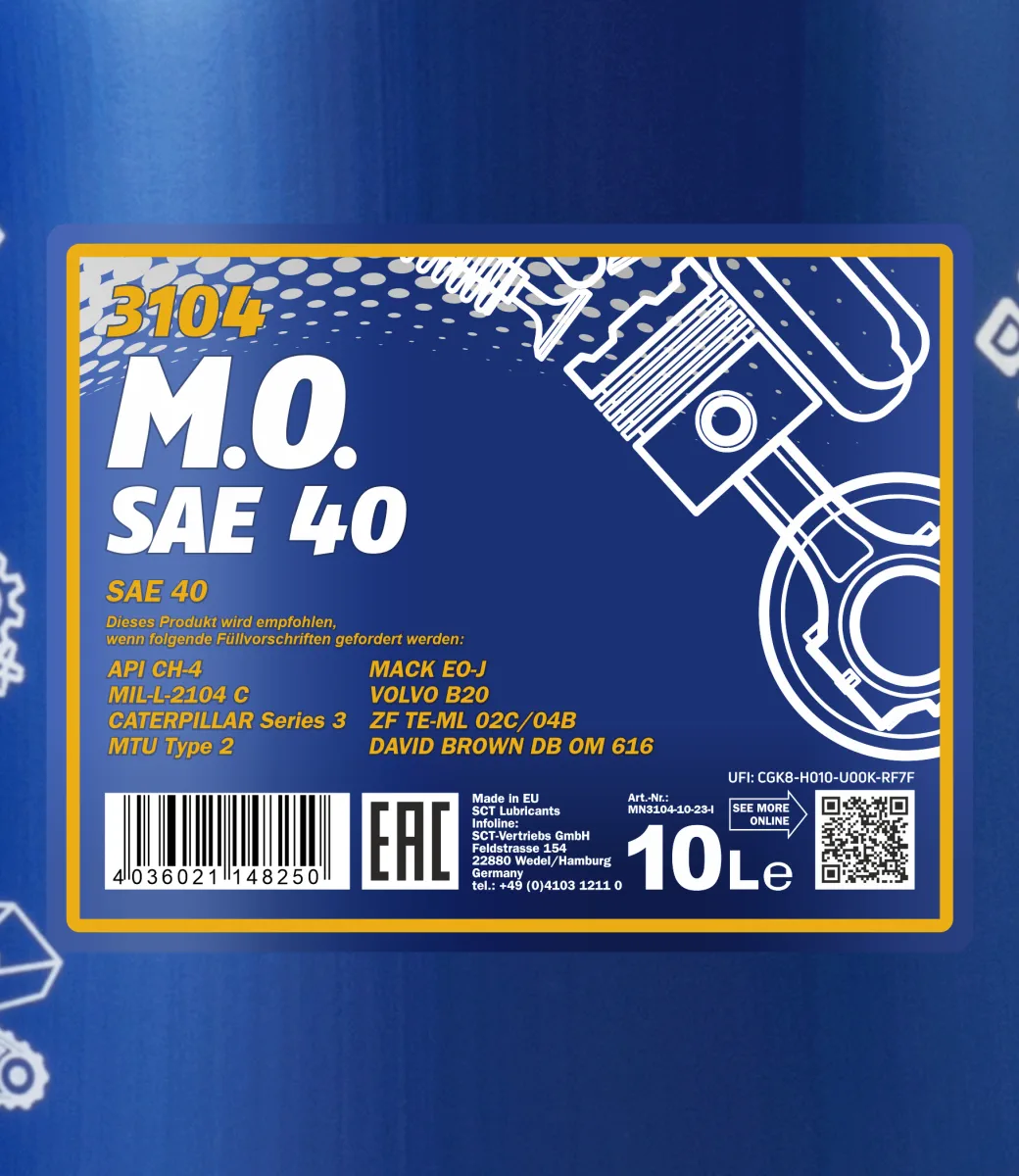 MANNOL M.O. SAE 40 3104 10L product image 2
