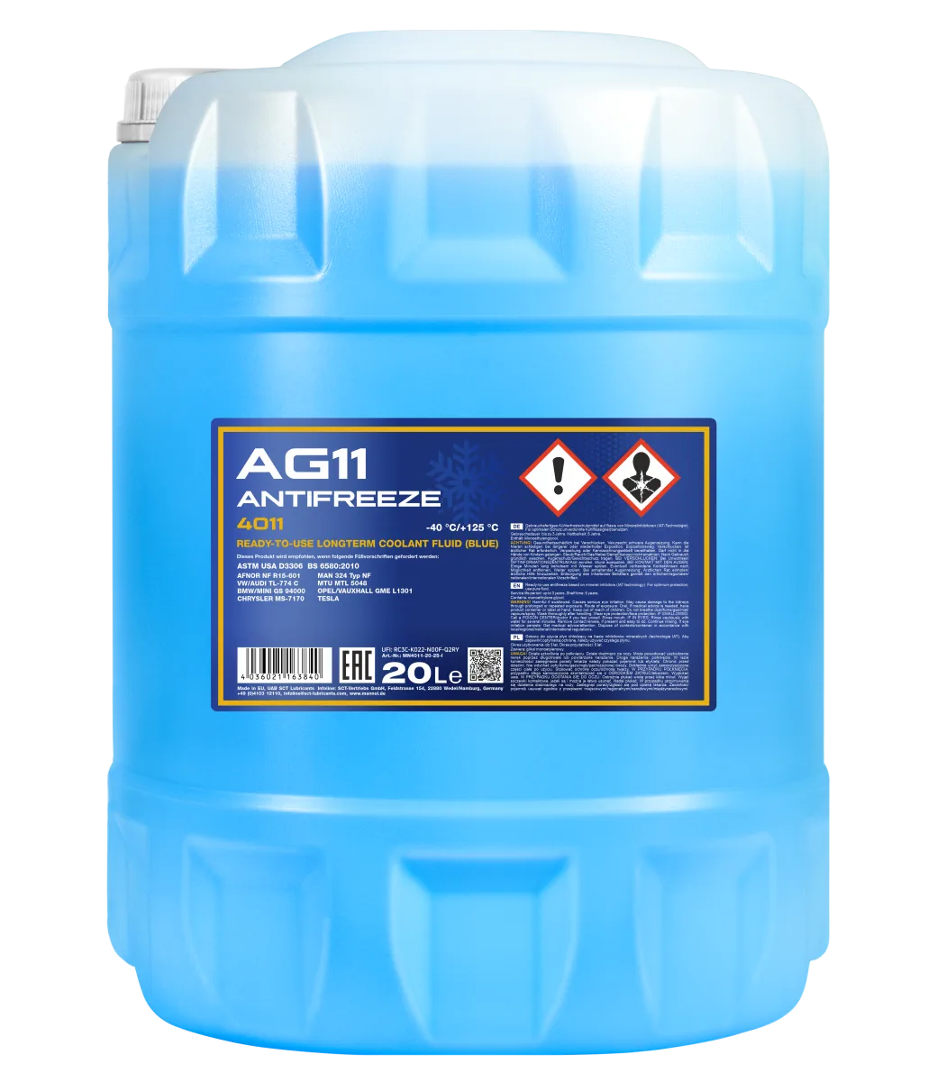 MANNOL Antifreeze AG11 (-40 C) Longterm 4011 20L product image