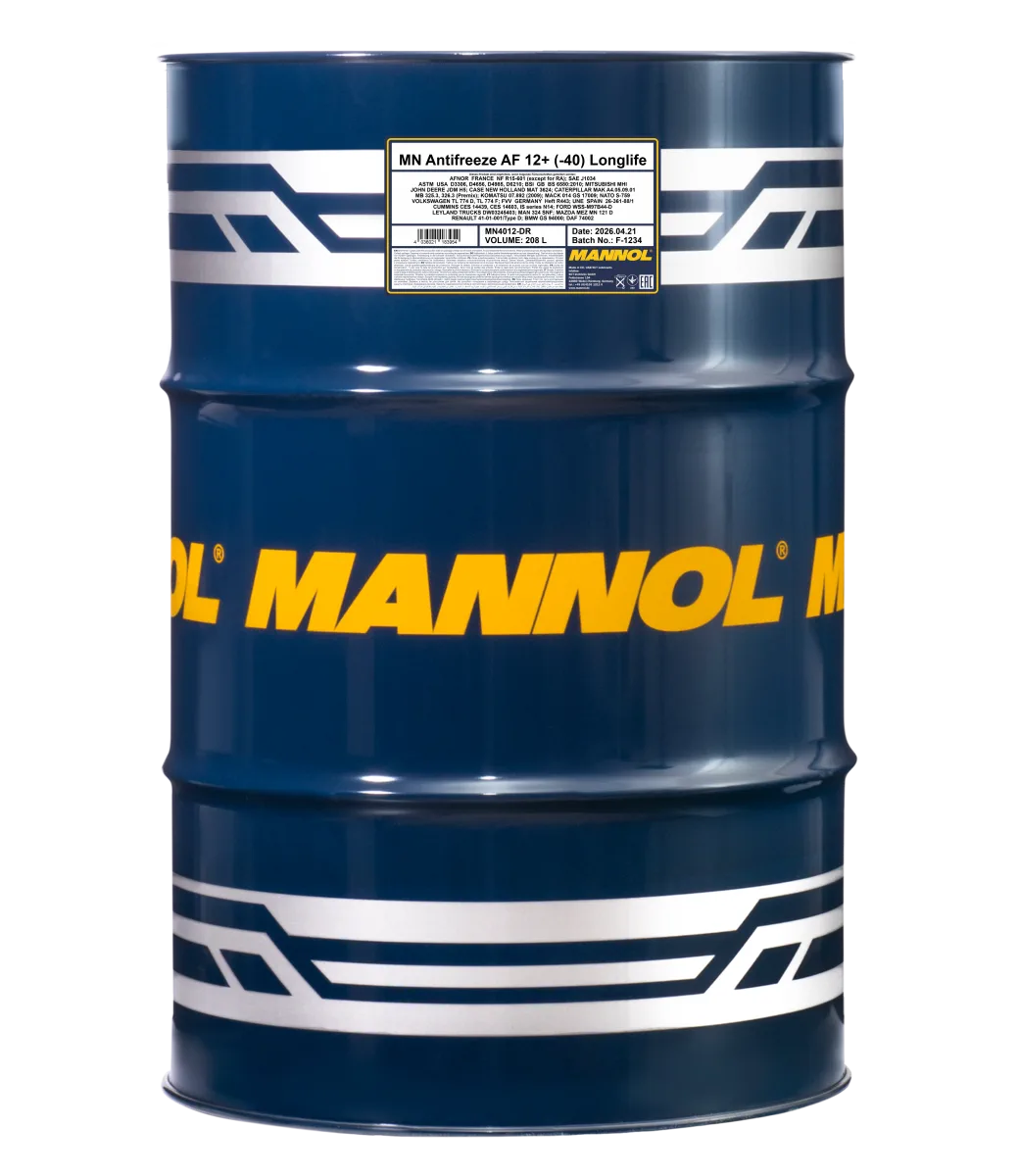 MANNOL Antifreeze AF12+ (-40 C) Longlife 4012 مصنوعات تصویر