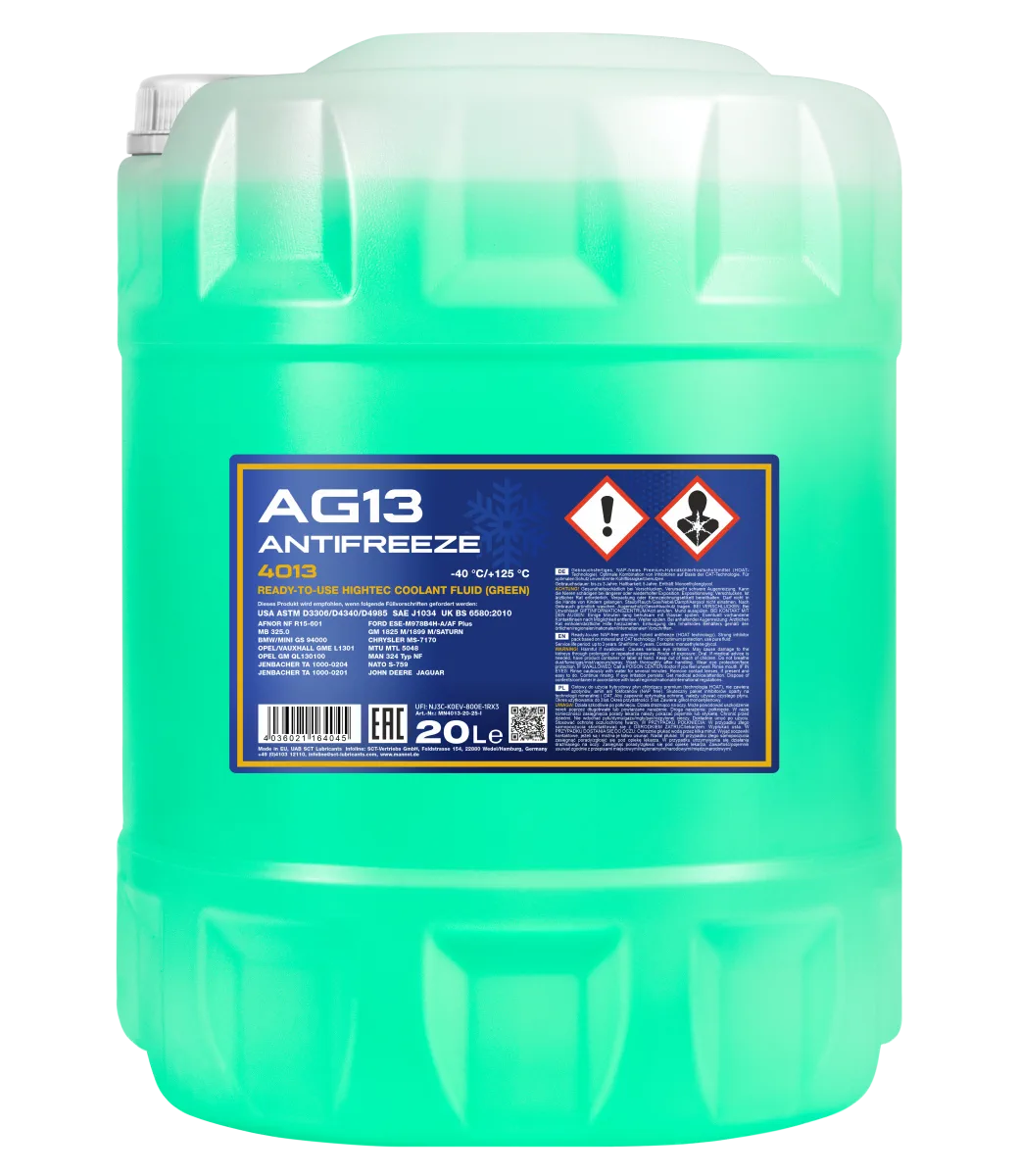 MANNOL Antifreeze AG13 (-40 C) Hightec 4013 20L product image