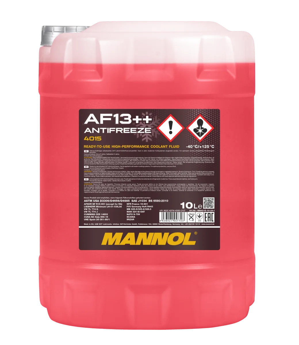 MANNOL Antifreeze AF13++ (-40 C) HIGH-PERFORMANCE 4015 صورة المنتج