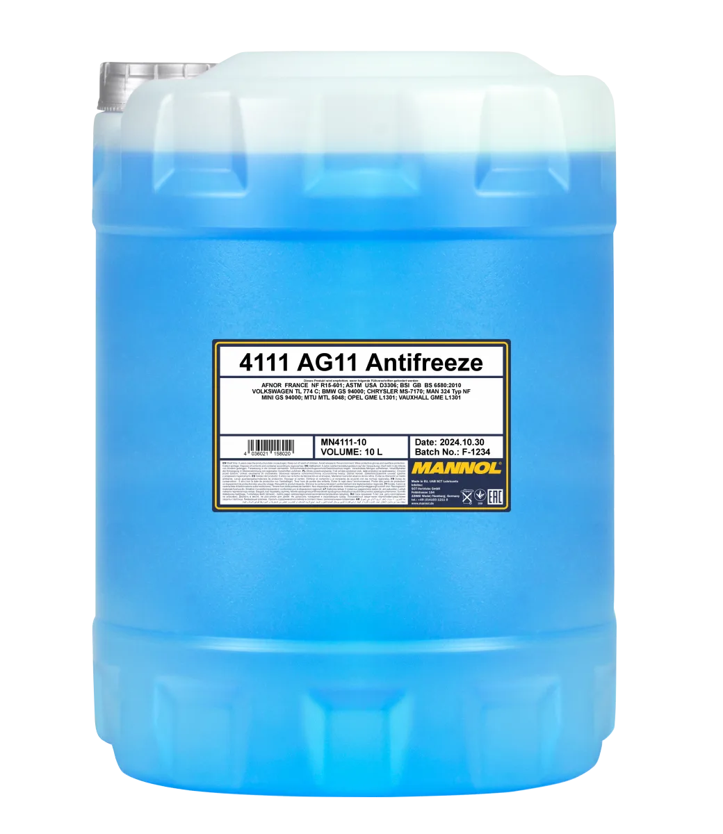 MANNOL Antifreeze AG11 Longterm 4111 10L product image