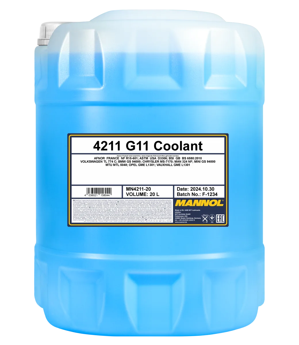 MANNOL Coolant G11 4211 20L product image