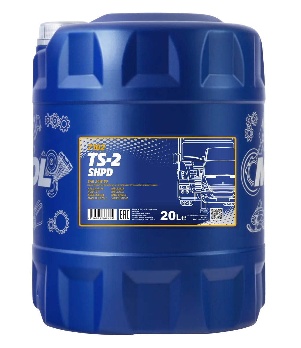 MANNOL TS-2 SHPD 20W-50 7102 20L product image