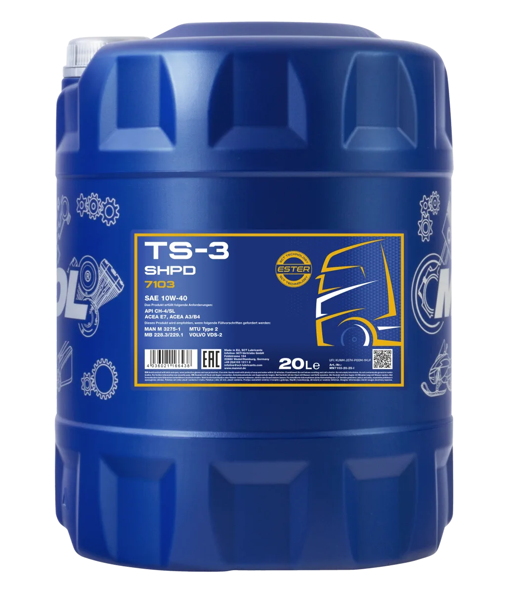 MANNOL TS-3 SHPD 10W-40 7103 5 L product image 2