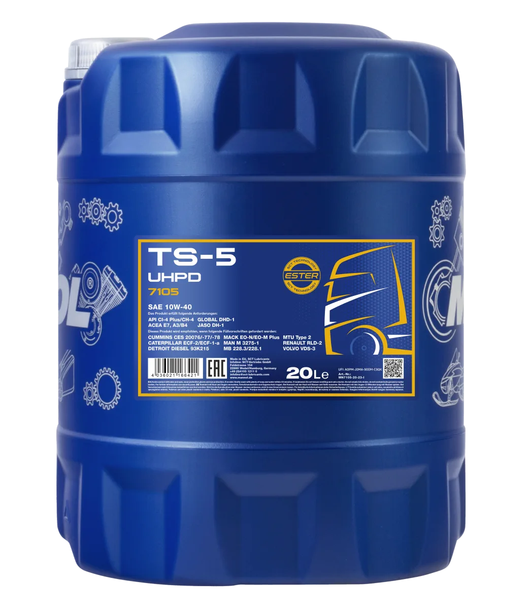 MANNOL TS-5 UHPD 10W-40 7105 20L product image