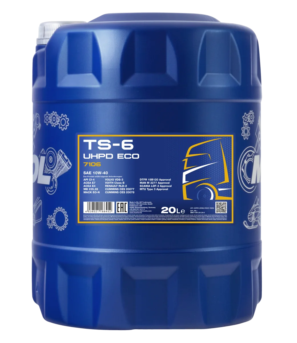 MANNOL TS-6 UHPD 10W-40 Eco 7106 20L product image