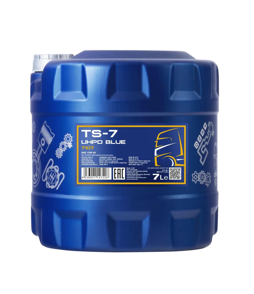 MANNOL TS-7 UHPD 10W-40 Blue 7107 مصنوعات تصویر
