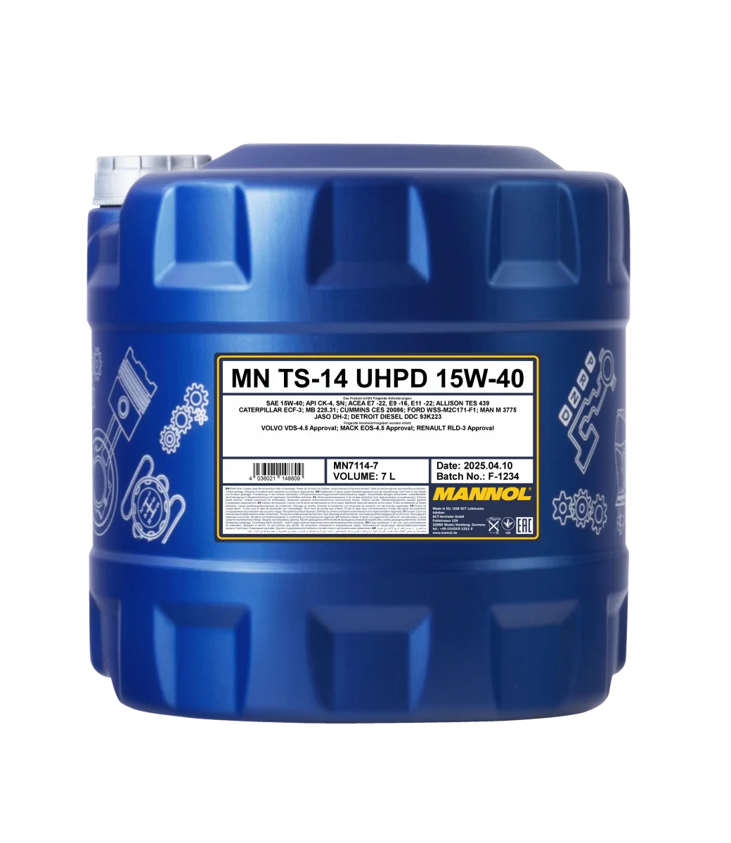 MANNOL TS-14 UHPD 15W-40 7114 7L product image 3