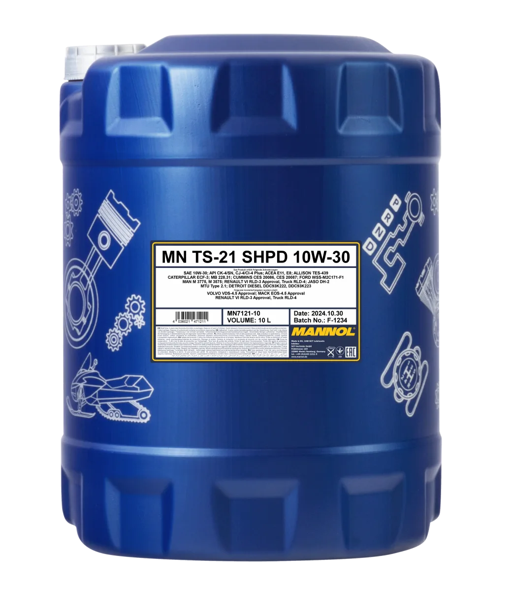 MANNOL TS-21 SHPD 10W-30 7121 10L product image