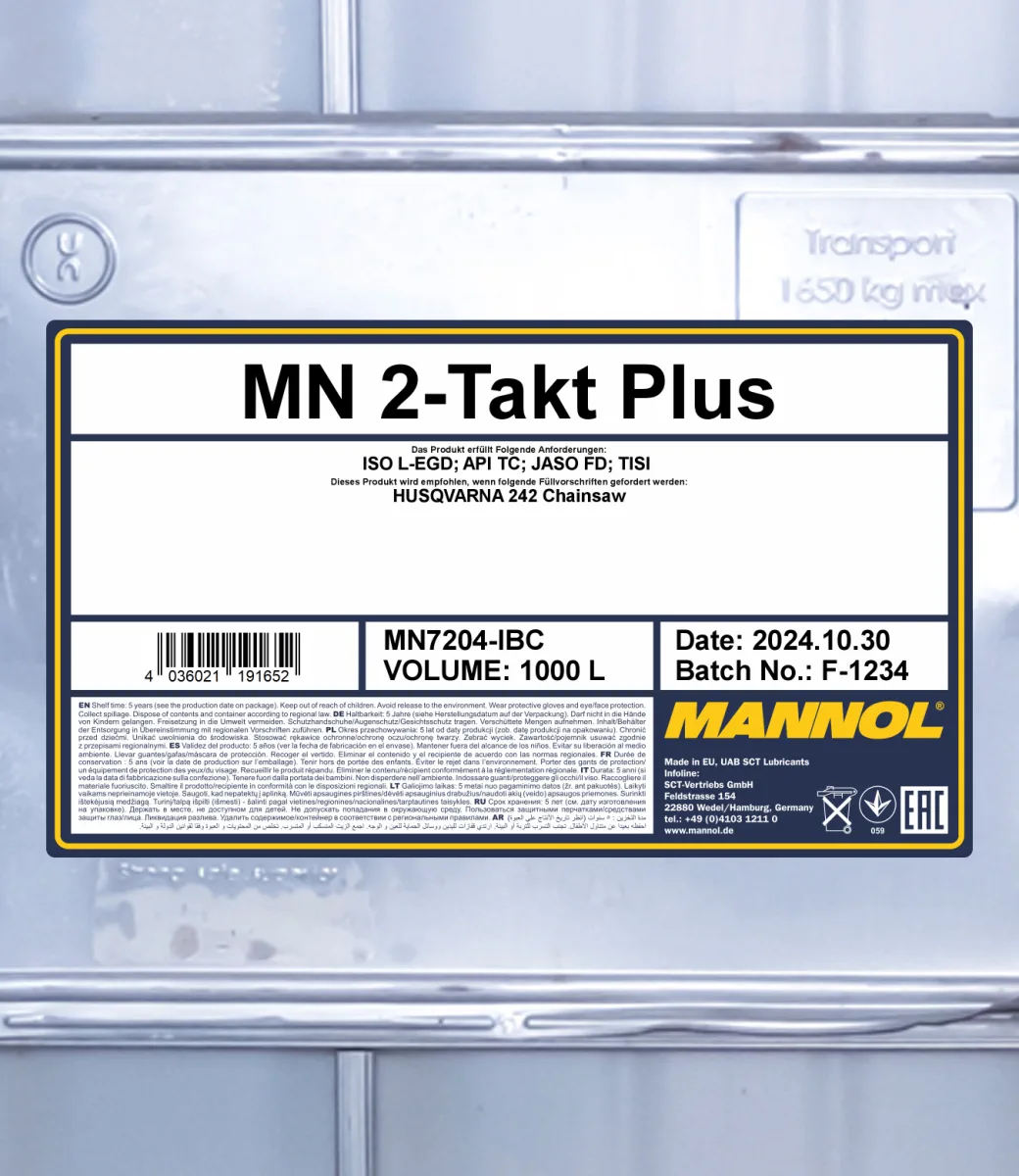 MANNOL 2-Takt Plus 7204 1000L product image 2