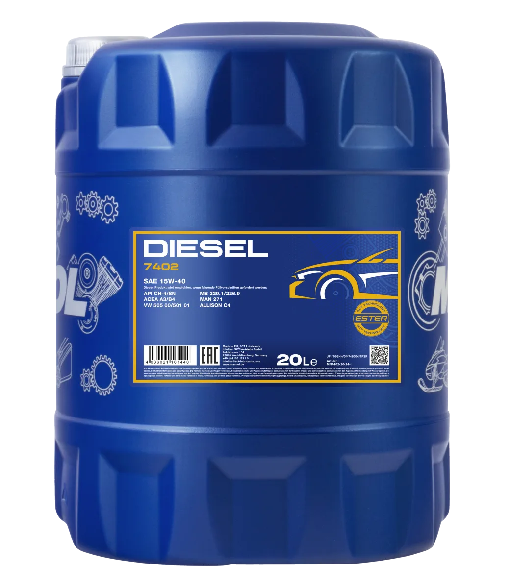 MANNOL Diesel 15W-40 7402 20L product image