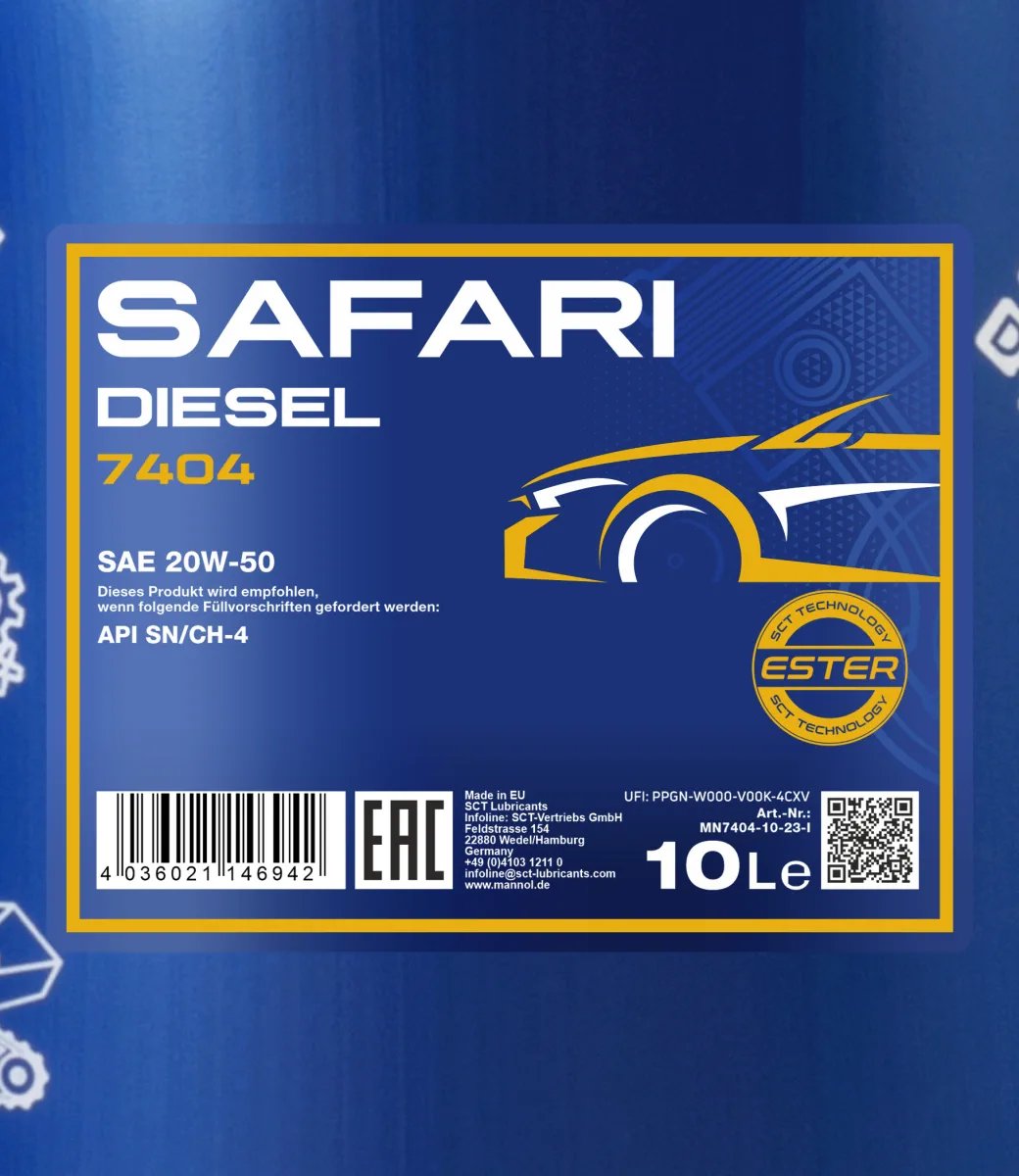 MANNOL Safari 20W-50 7404 10L product image 2