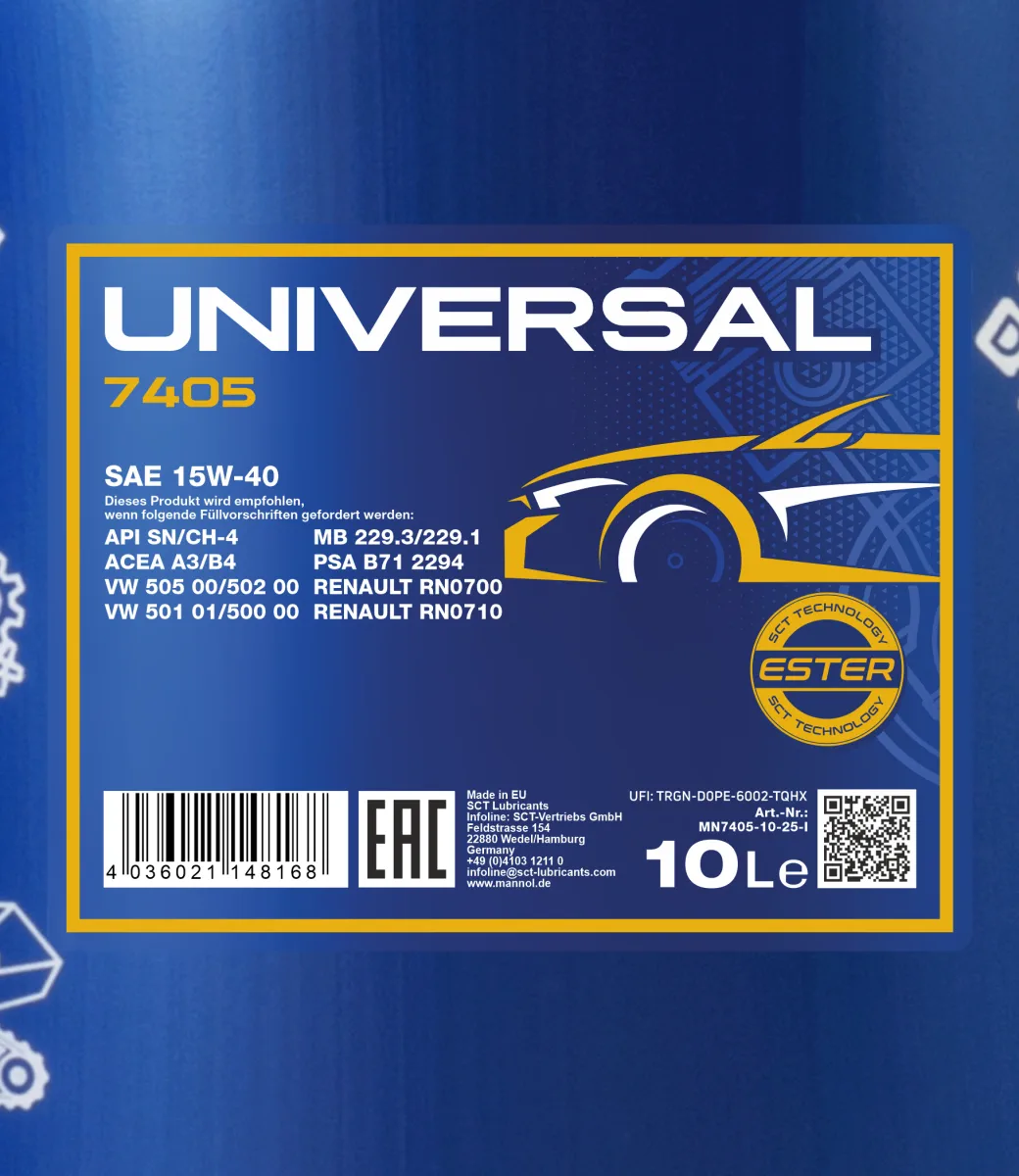 MANNOL Universal 15W-40 7405 10L product image 2