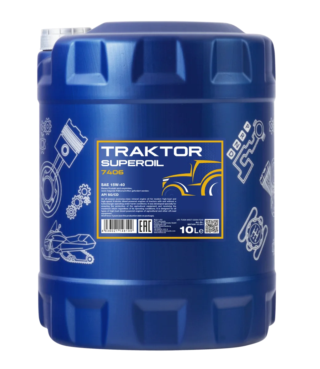 MANNOL Traktor Superoil 15W-40 7406 مصنوعات تصویر