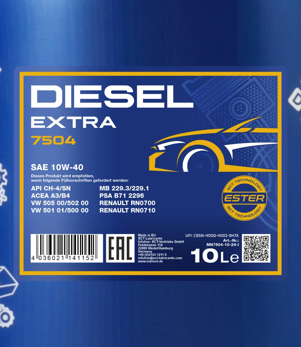 MANNOL Diesel Extra 10W-40 7504 10L product image 2