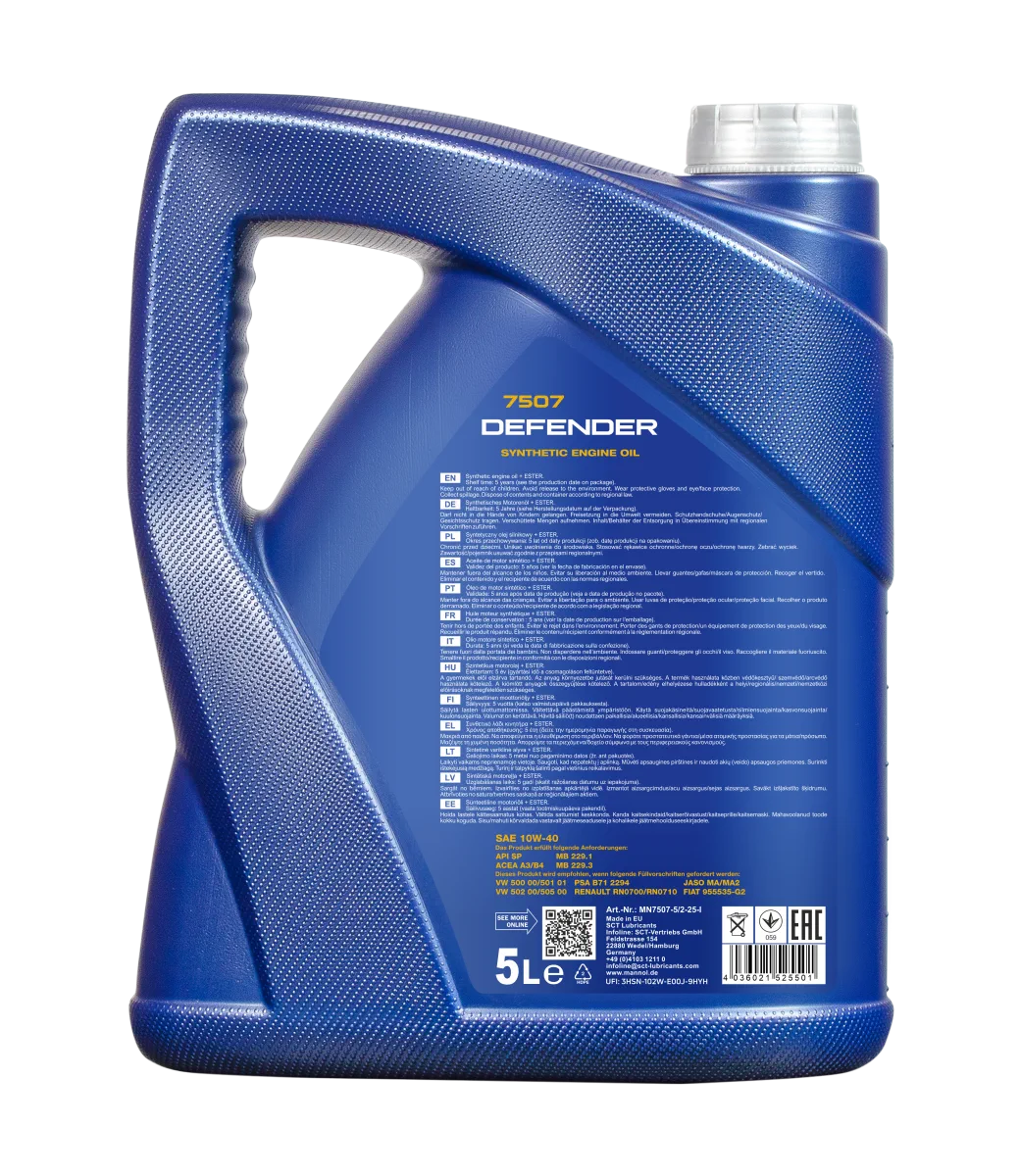 MANNOL Defender 10W-40 7507 5L product image 2