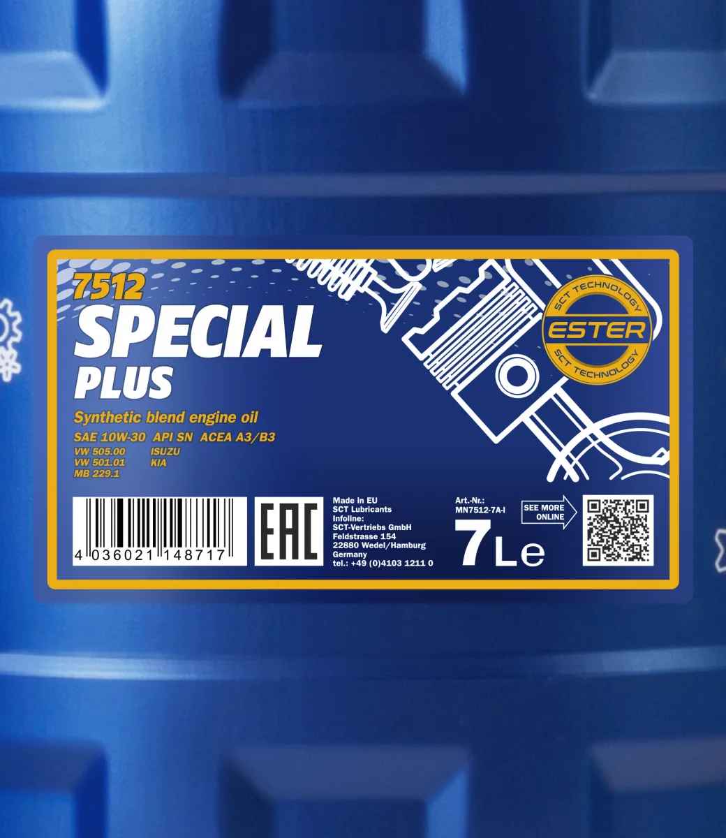 MANNOL Special Plus 10W-30 7512 7L product image 2