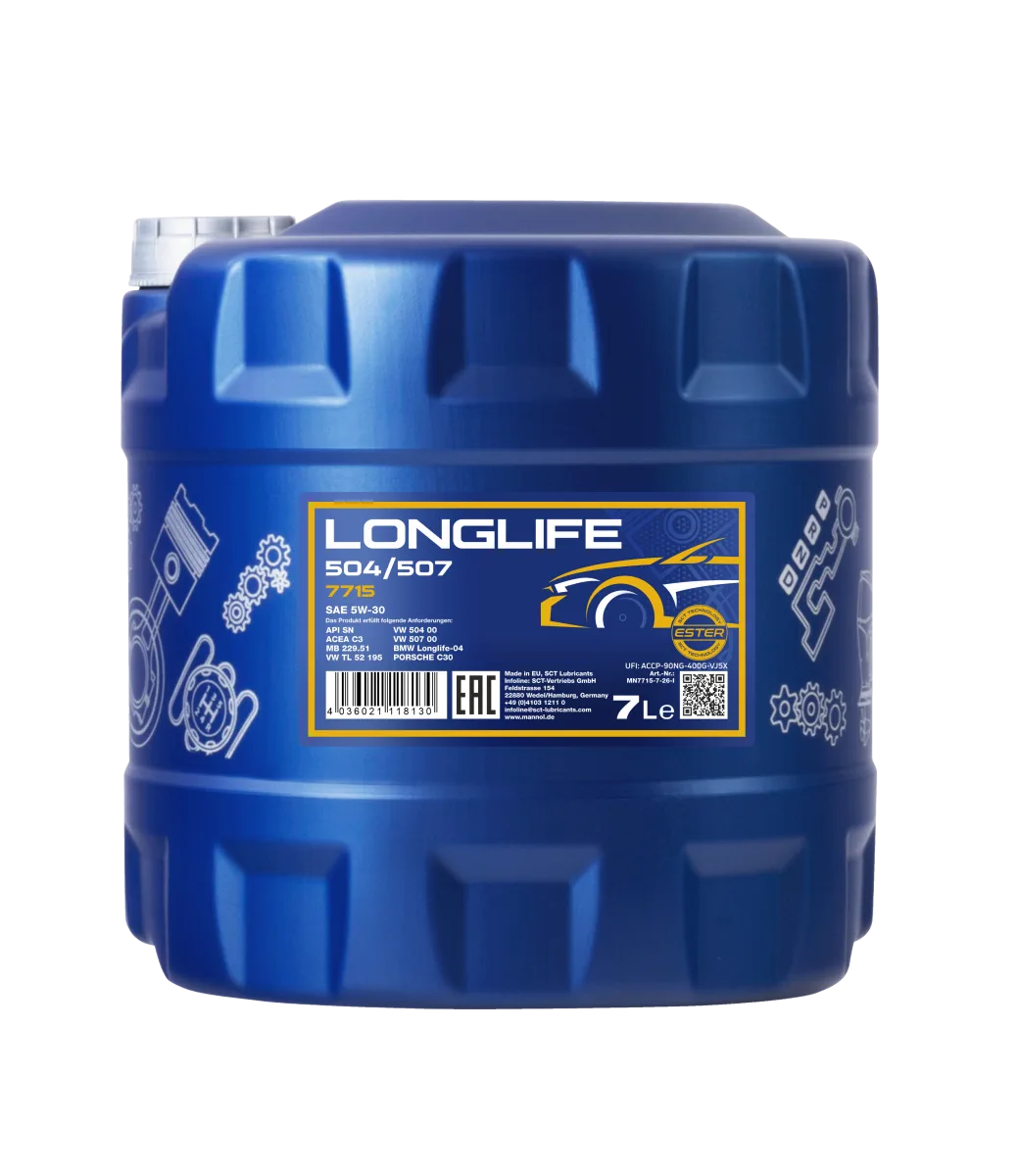 MANNOL Longlife 504/507 5W-30 7715 1000L product image