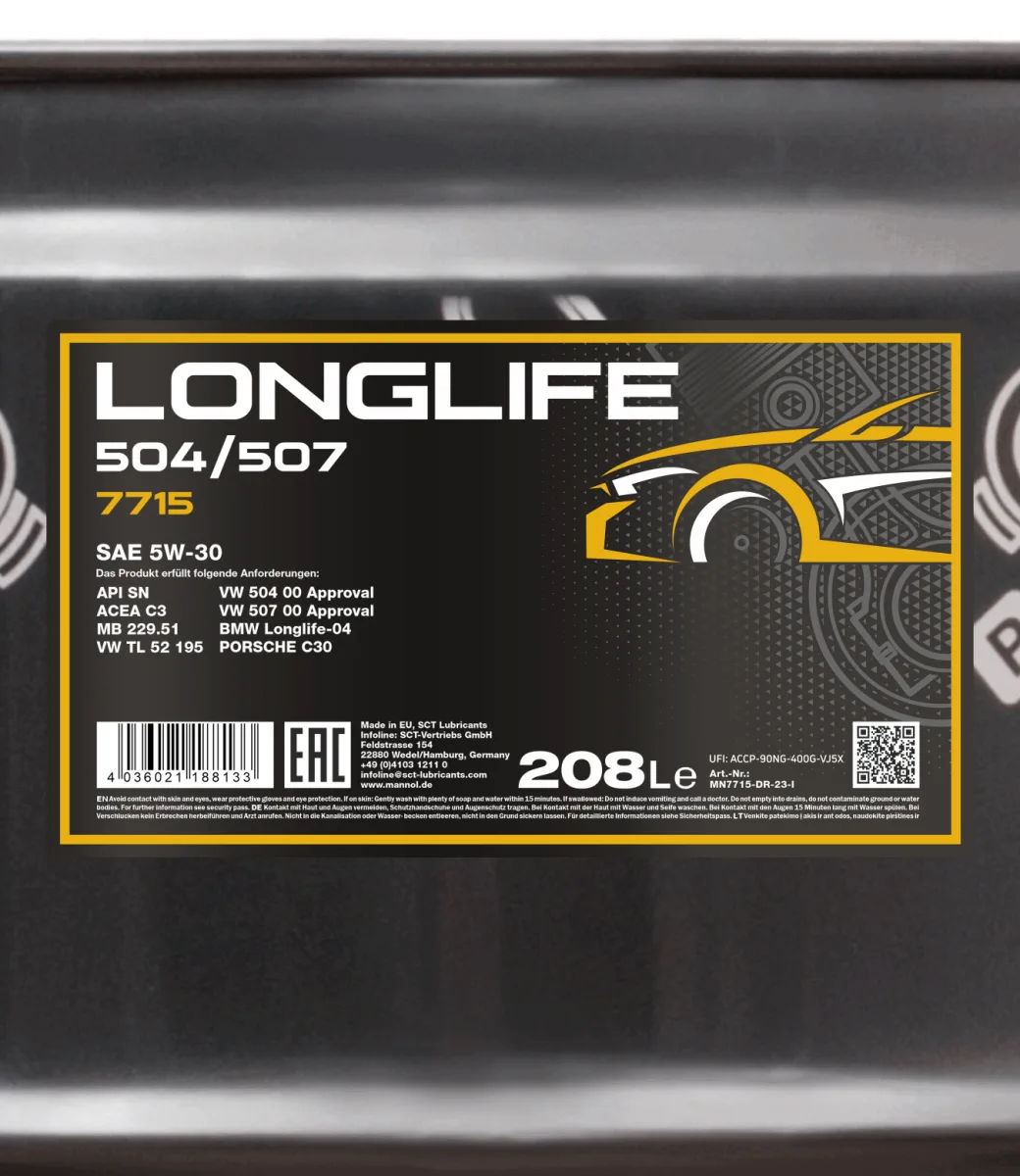 MANNOL Longlife 504/507 5W-30 7715 صورة المنتج 2