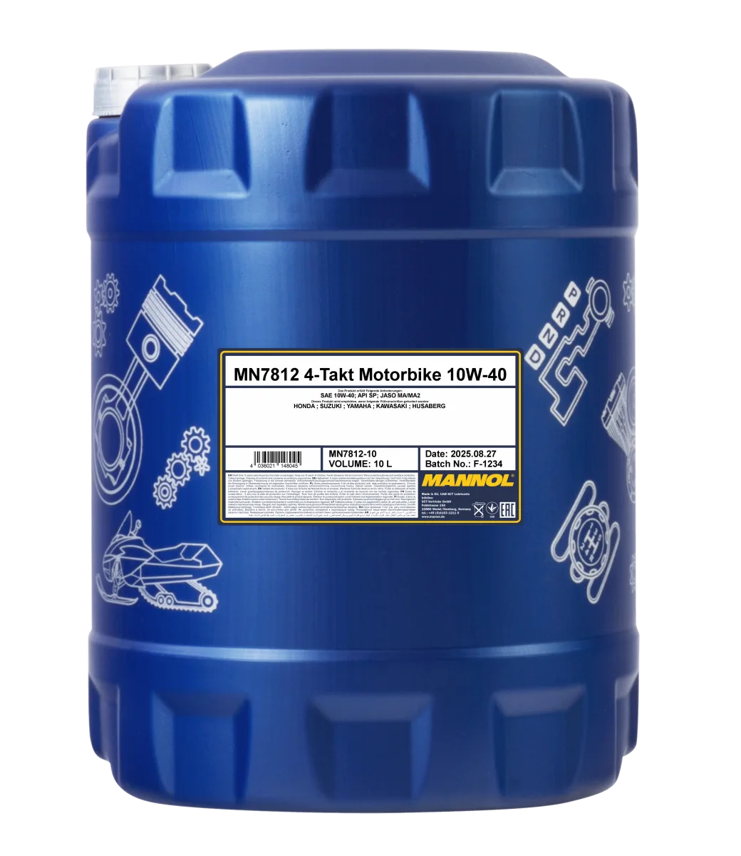 MANNOL 4-Takt Motorbike 10W-40 7812 10L product image