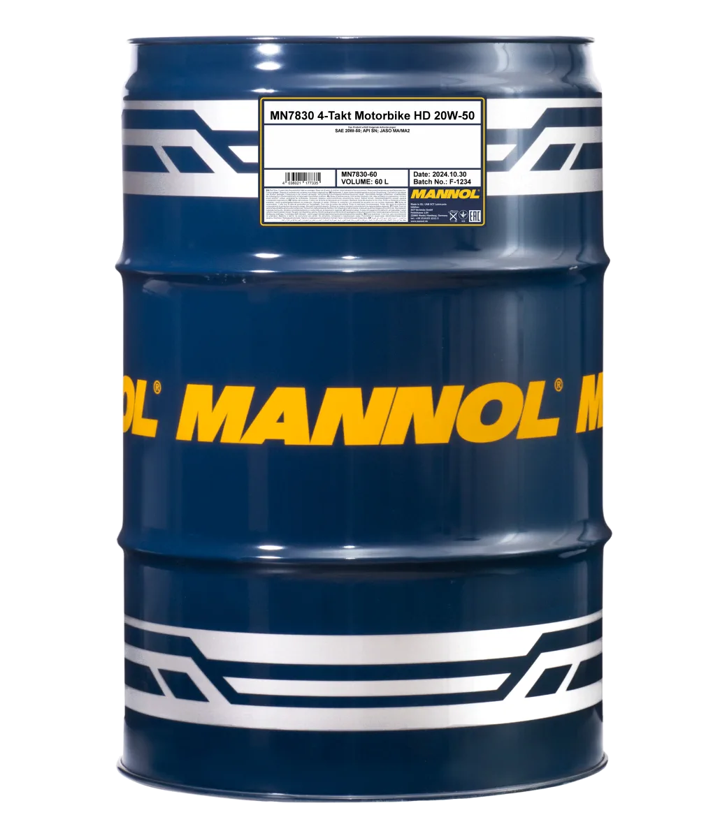 MANNOL 4-Takt Motorbike HD 20W-50 7830 60L product image