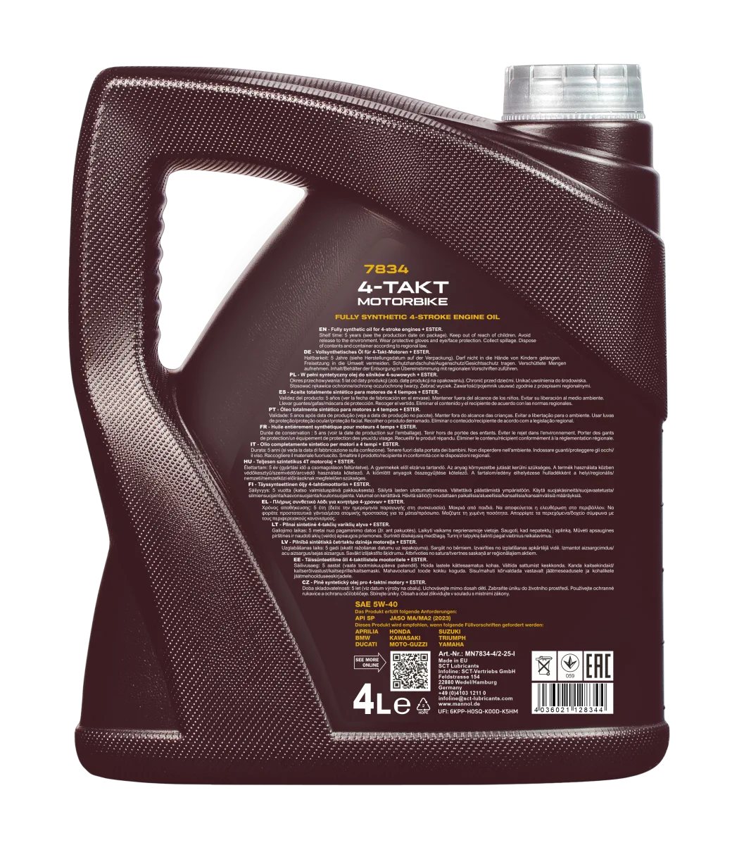 MANNOL 4-Takt Motorbike 7834 مصنوعات تصویر 2