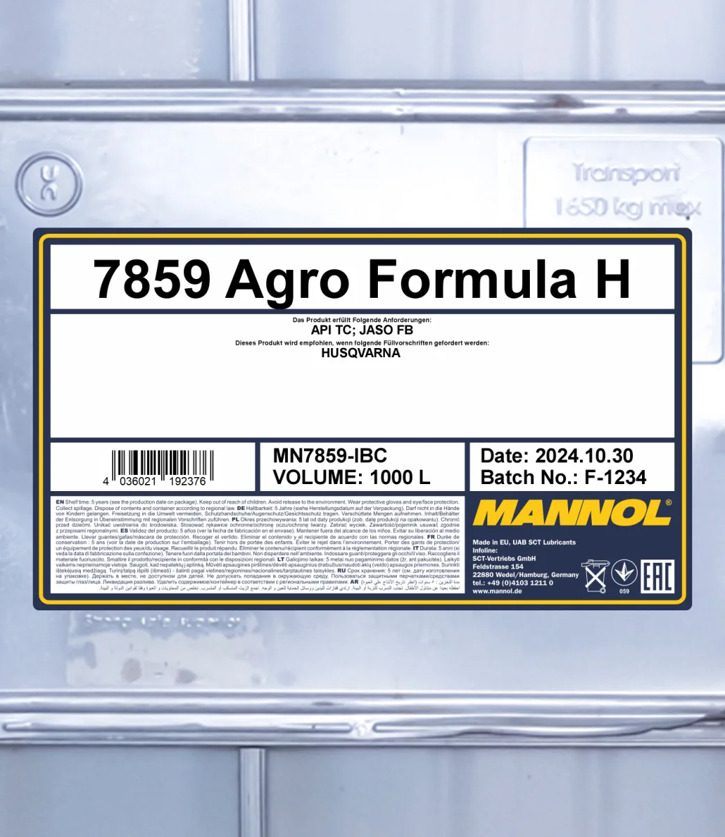 MANNOL Agro Formula H 7859 1000L product image 2