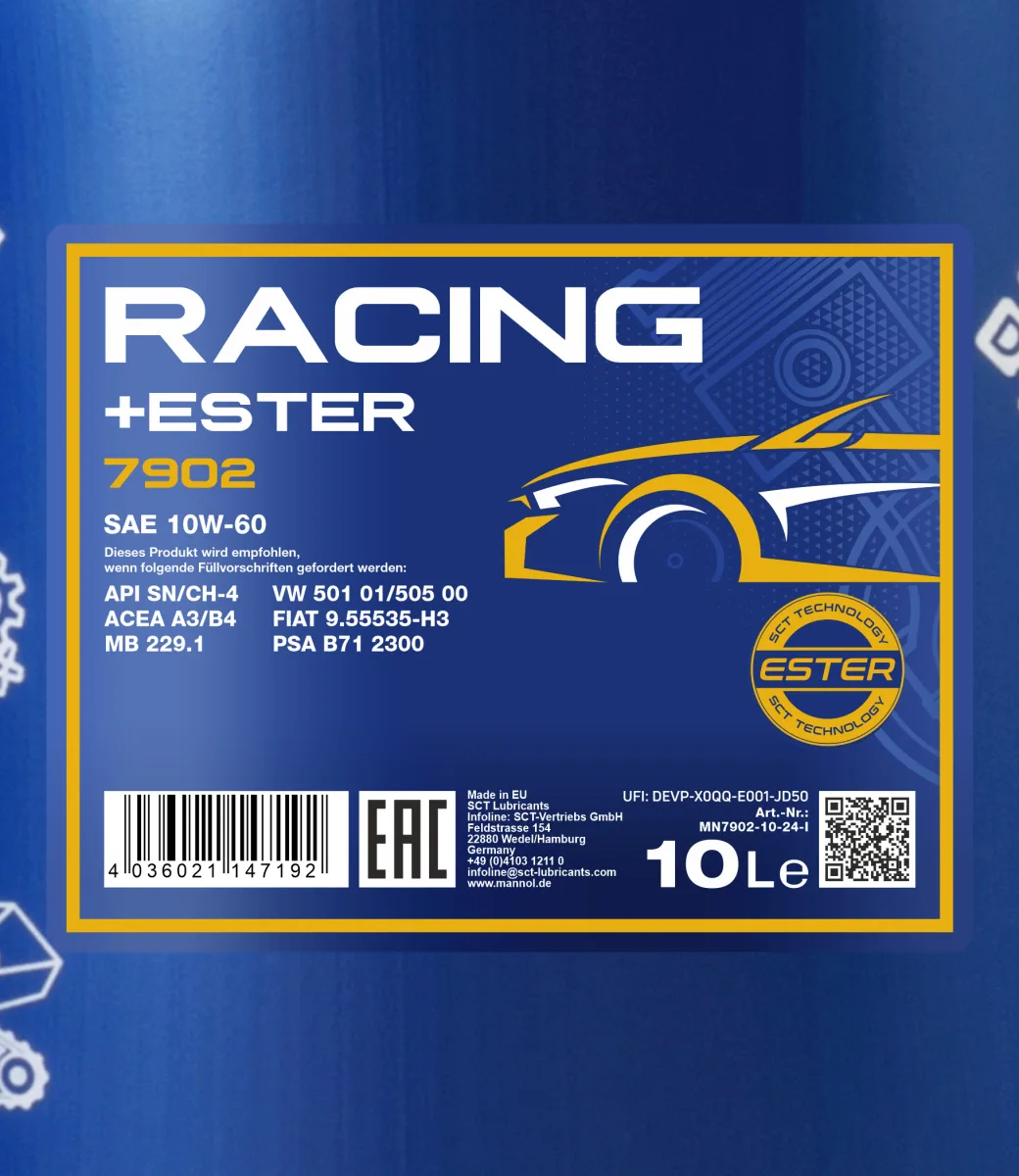 MANNOL Racing + Ester 10W-60 7902 مصنوعات تصویر 2
