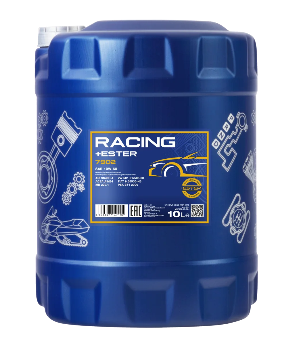 MANNOL Racing + Ester 10W-60 7902 مصنوعات تصویر