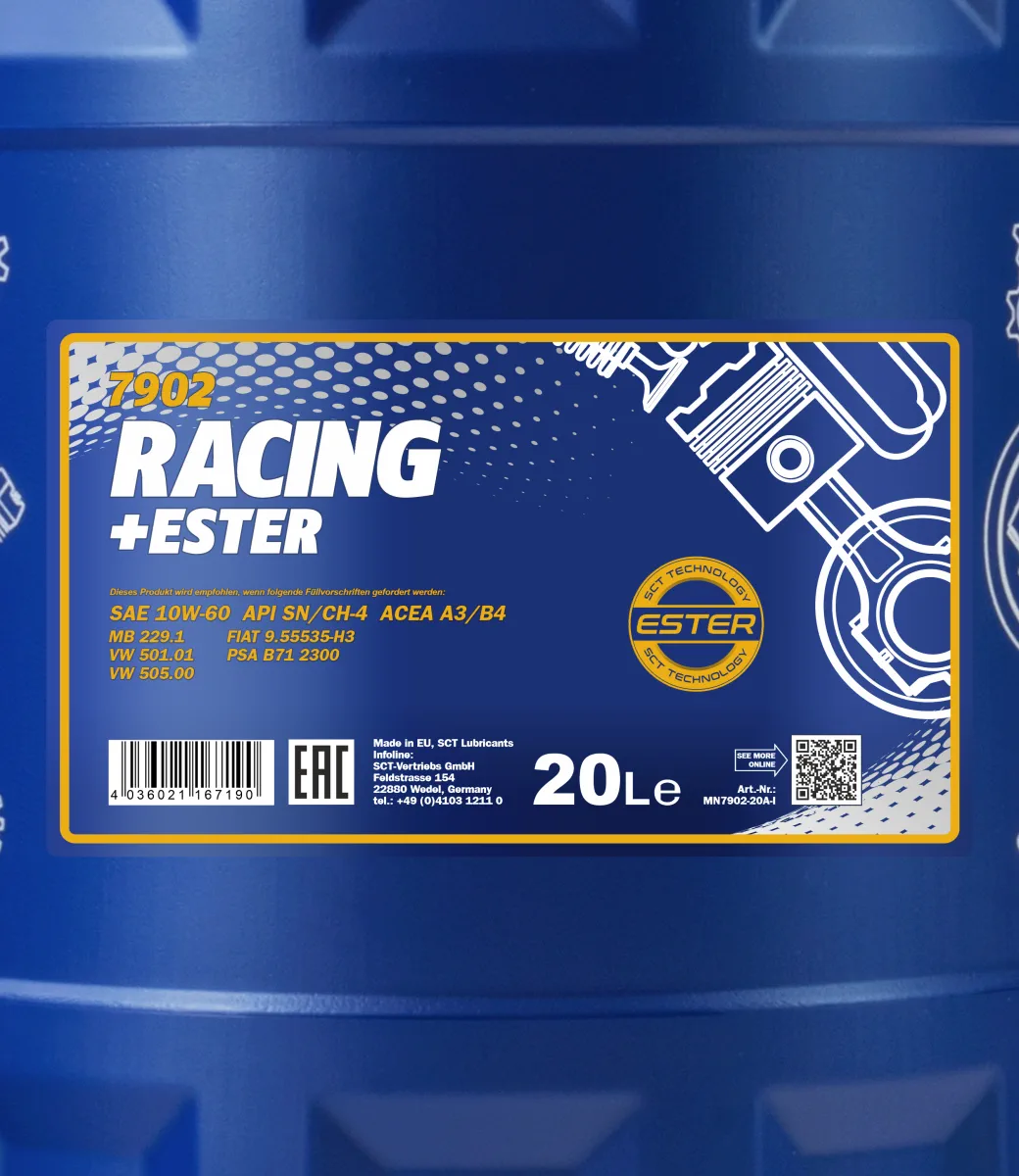 MANNOL Racing + Ester 10W-60 7902 20L product image 2
