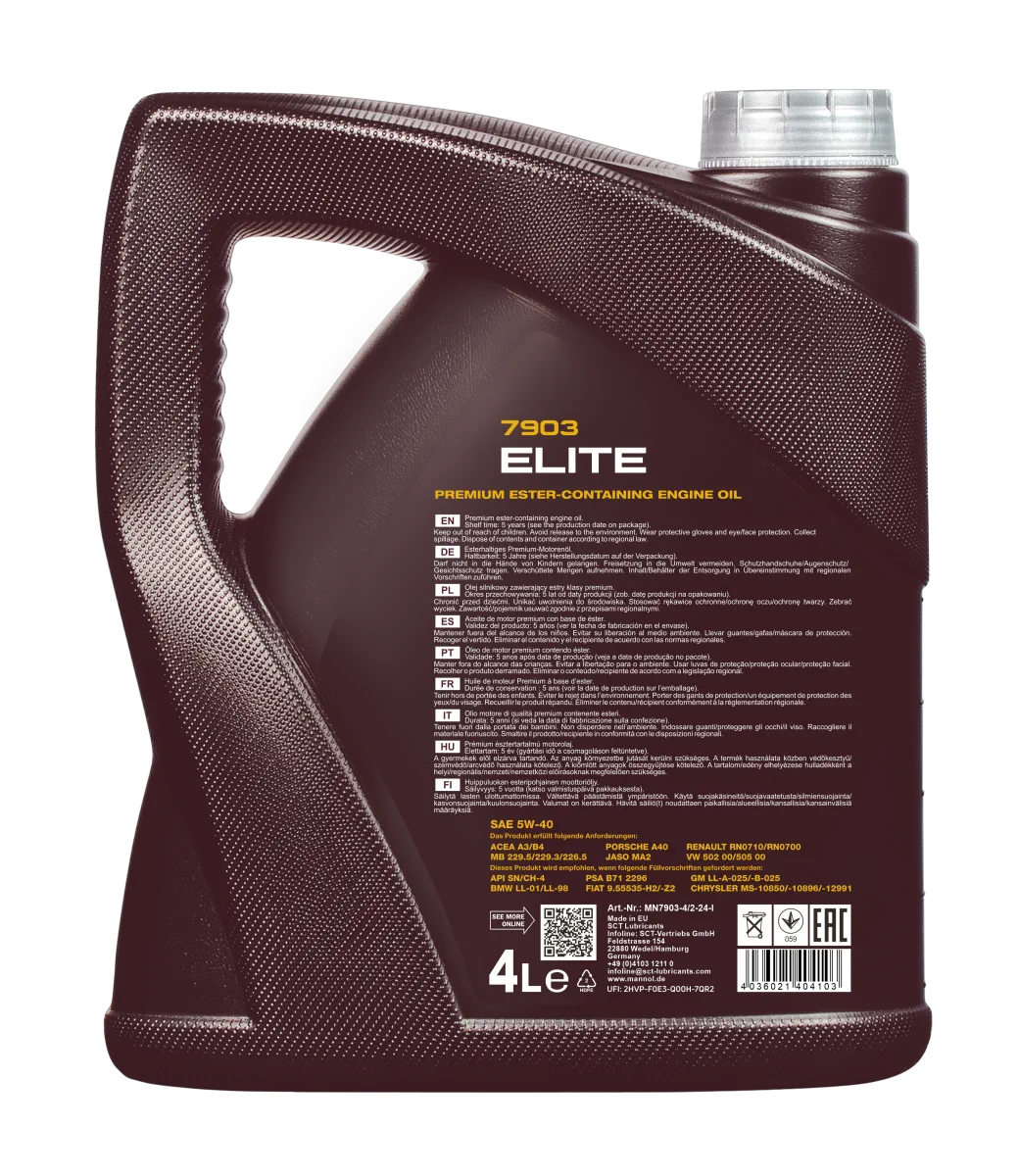 MANNOL Elite 5W-40 7903 4L product image 2