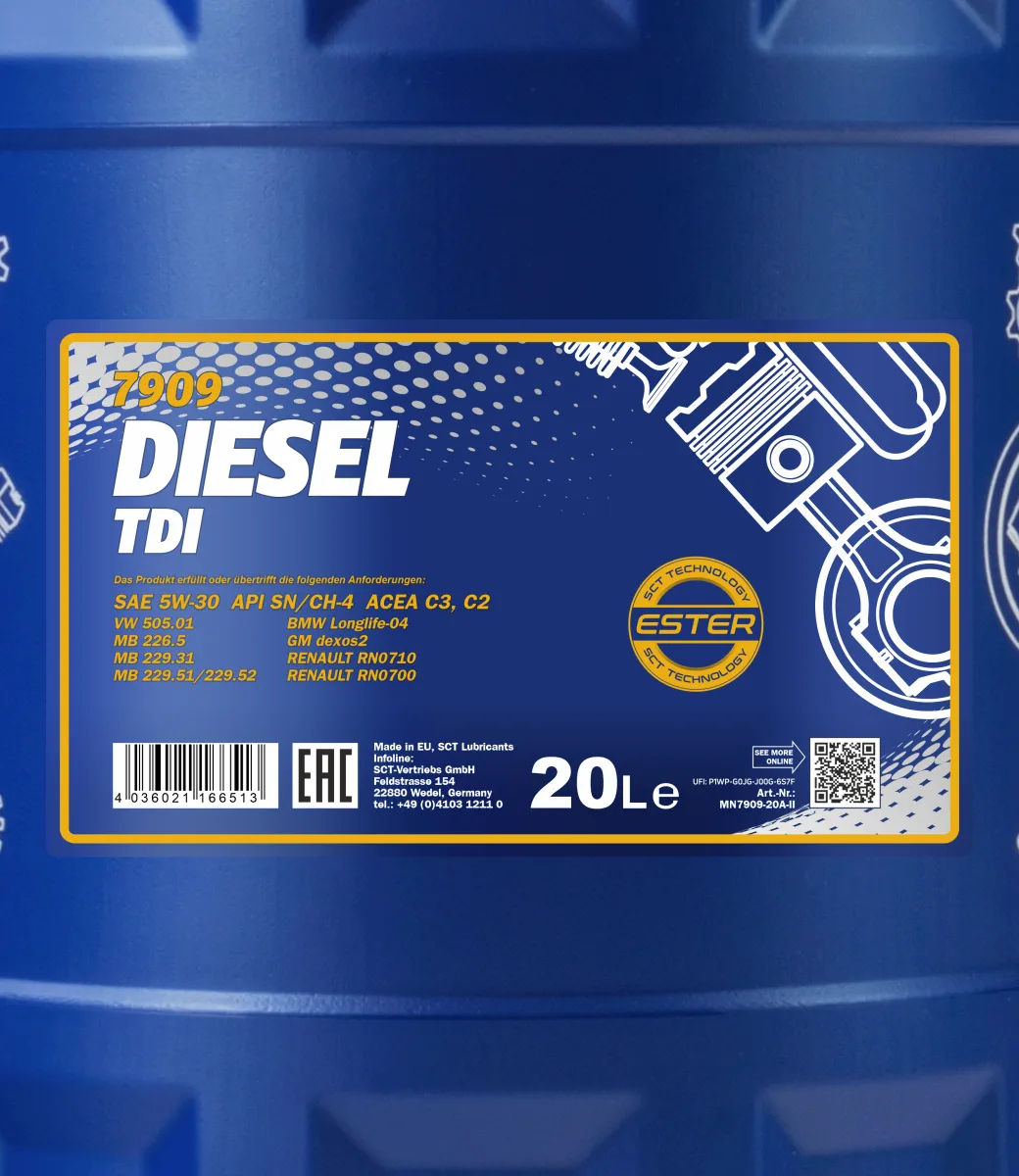 MANNOL Diesel TDI 5W-30 7909 20L product image 2