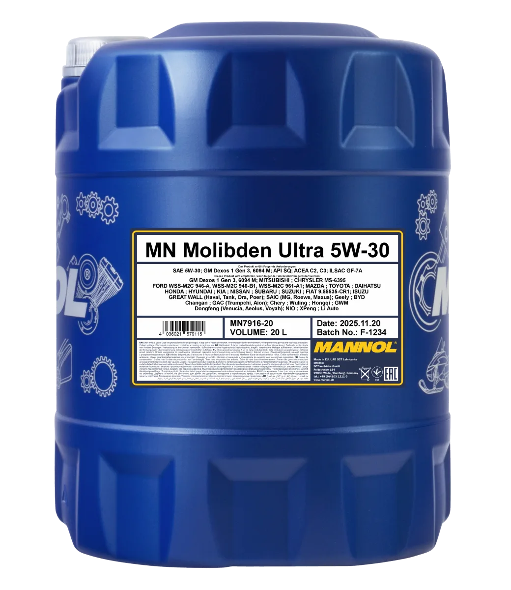 MANNOL Molibden Ultra 5W-30 7916 20 L product image