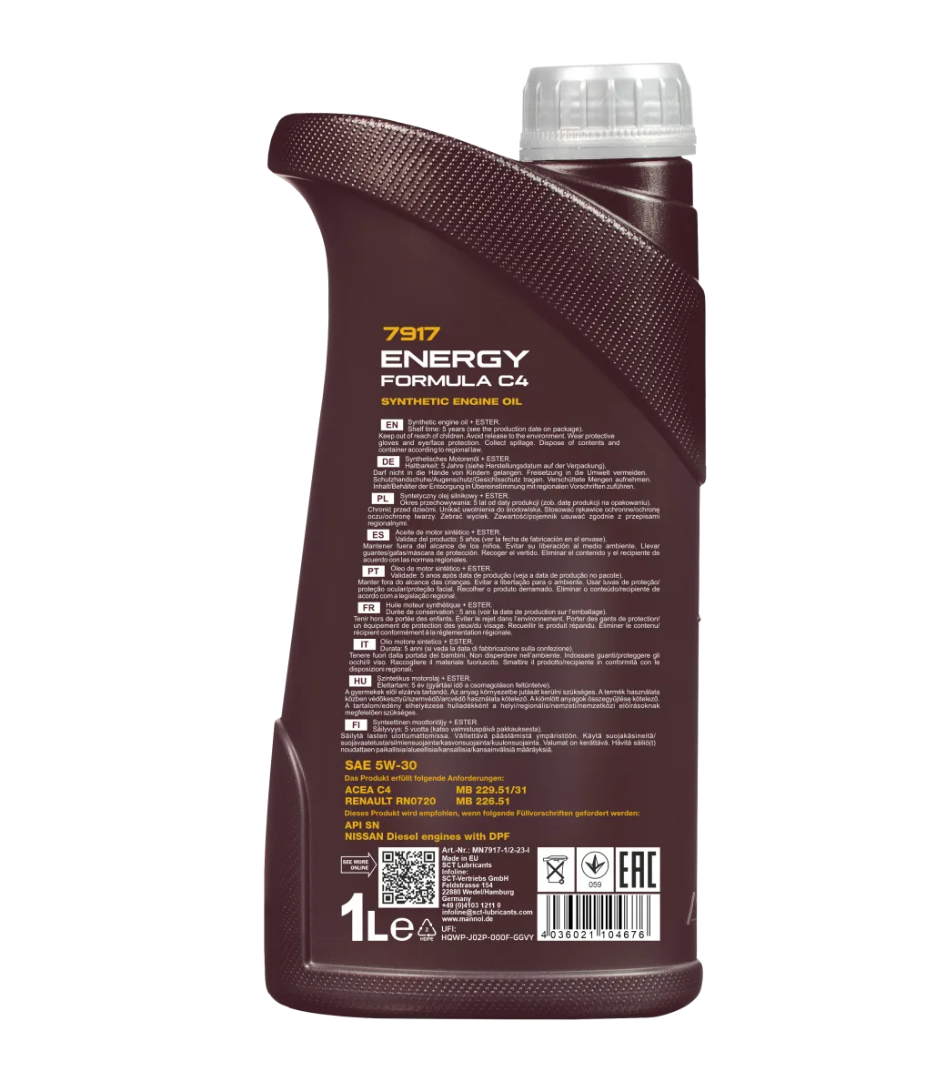 MANNOL Energy Formula C4 5W-30 7917 1L product image 2