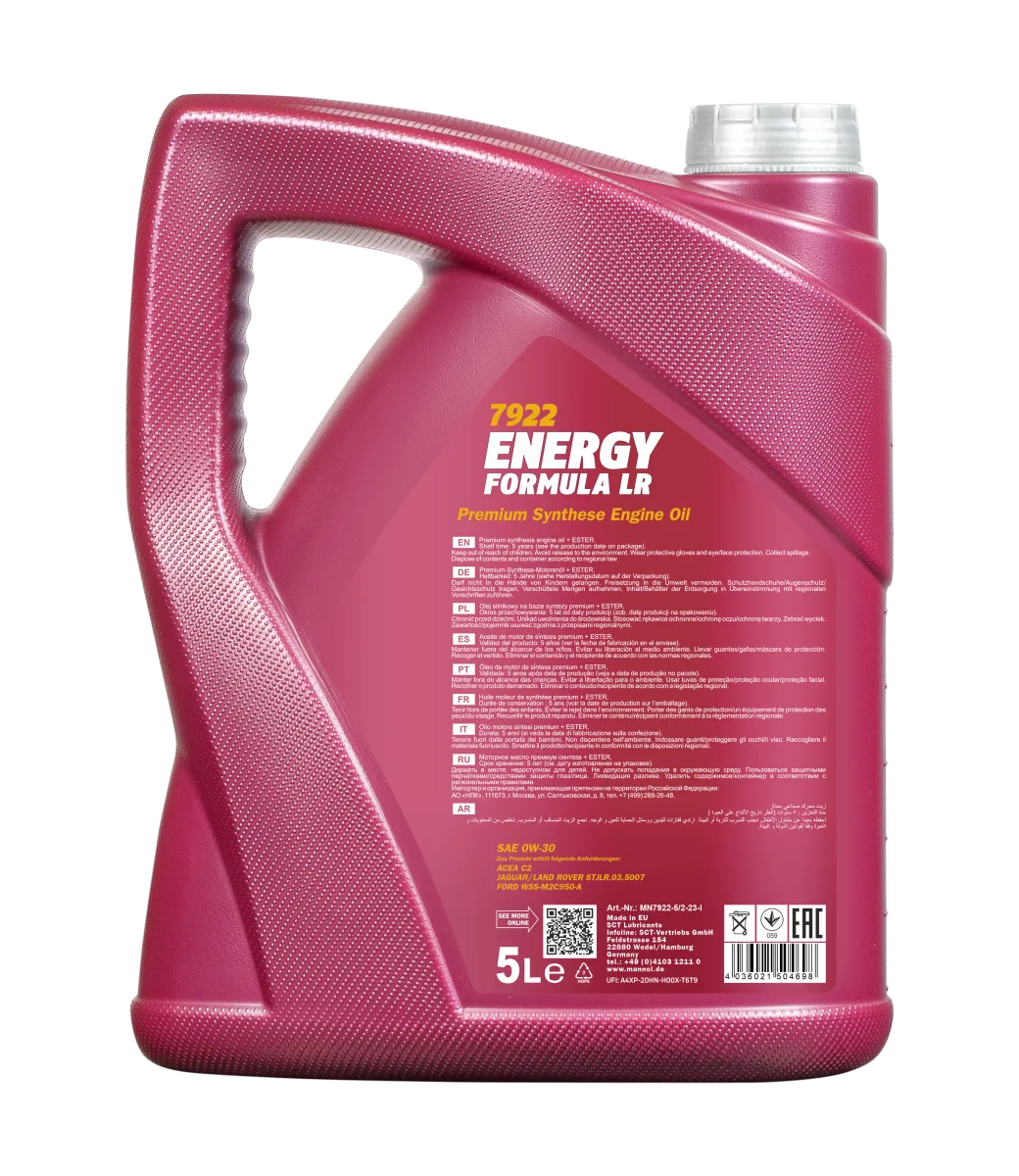MANNOL Energy Formula LR 0W-30 7922 5L product image 2