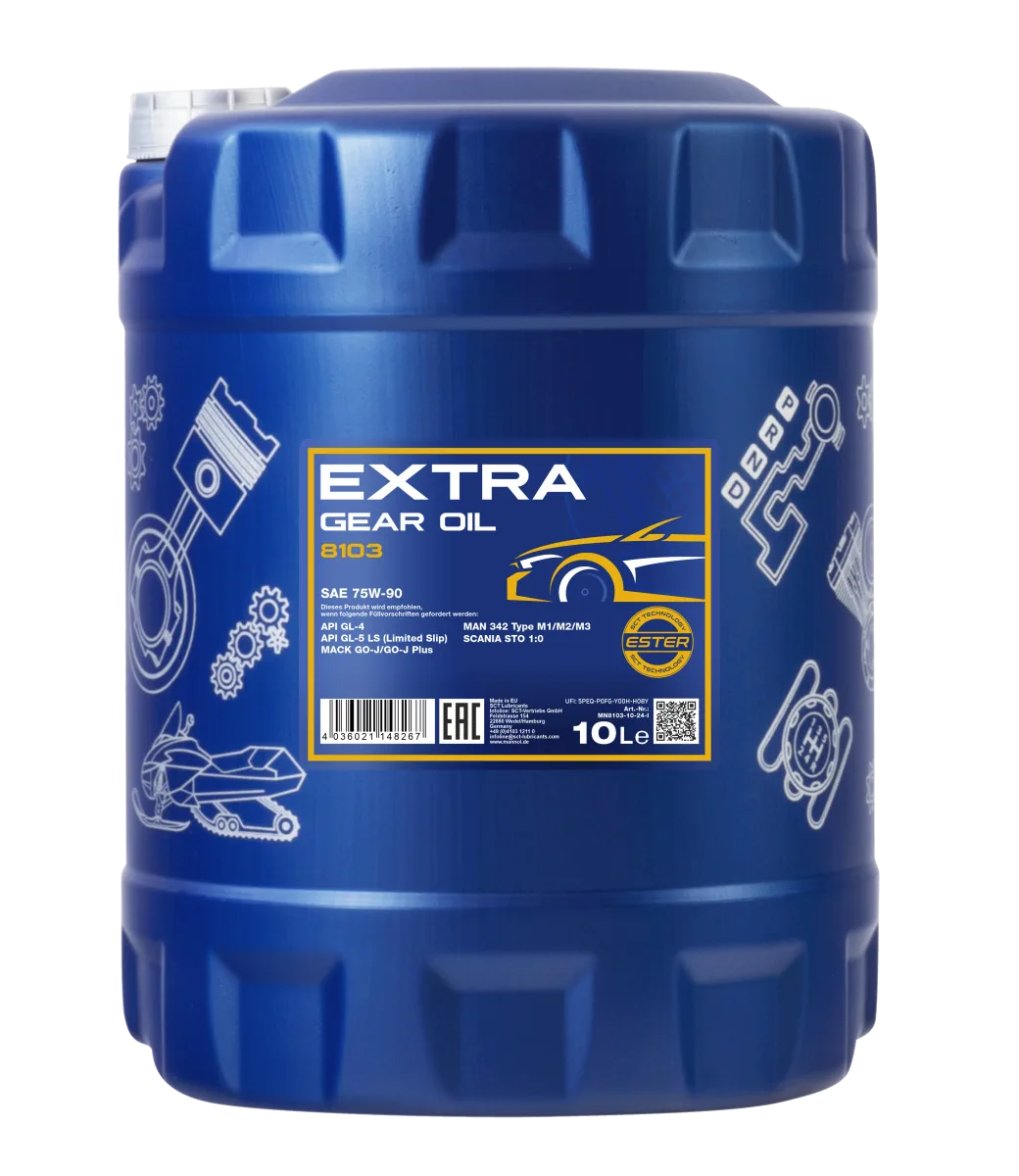 MANNOL Extra Gear Oil 75W-90 GL-4/GL-5 LS 8103 1000L product image 3