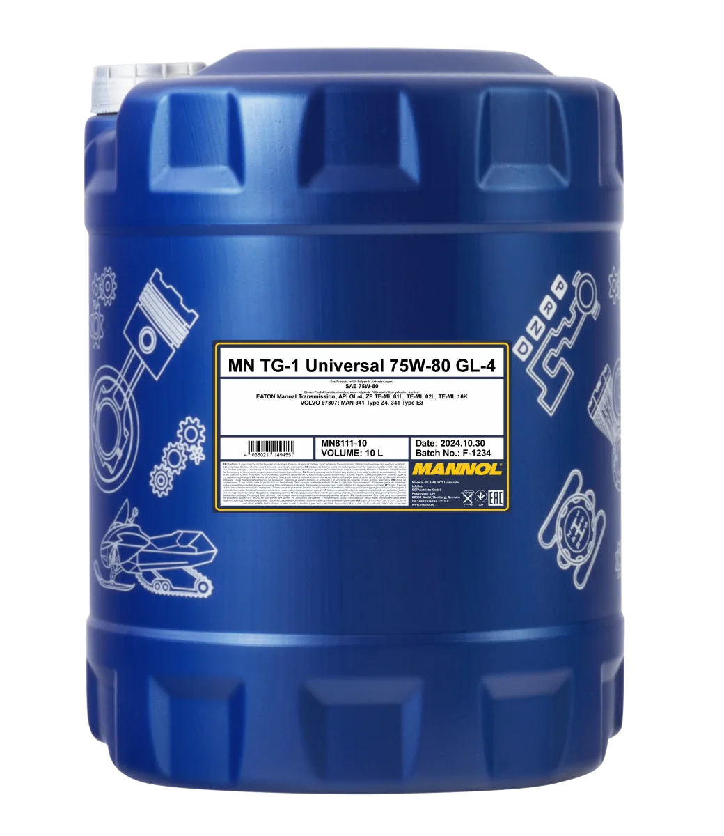 MANNOL TG-1 Universal 75W-80 GL-4 8111 10L product image
