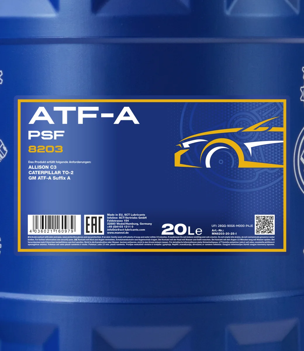MANNOL ATF-A PSF 8203 20L product image 2