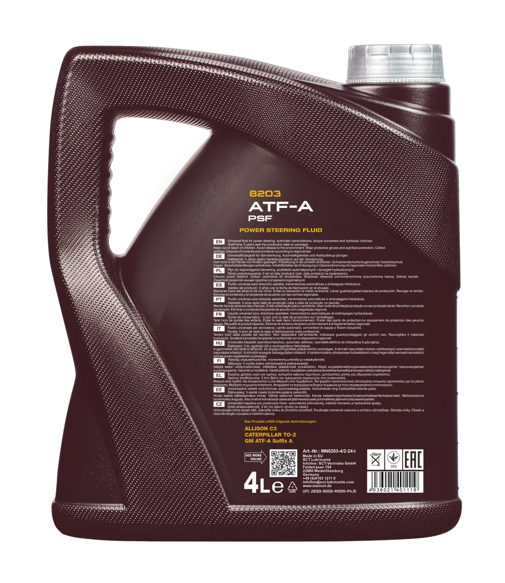 MANNOL ATF-A PSF 8203 4L product image 2