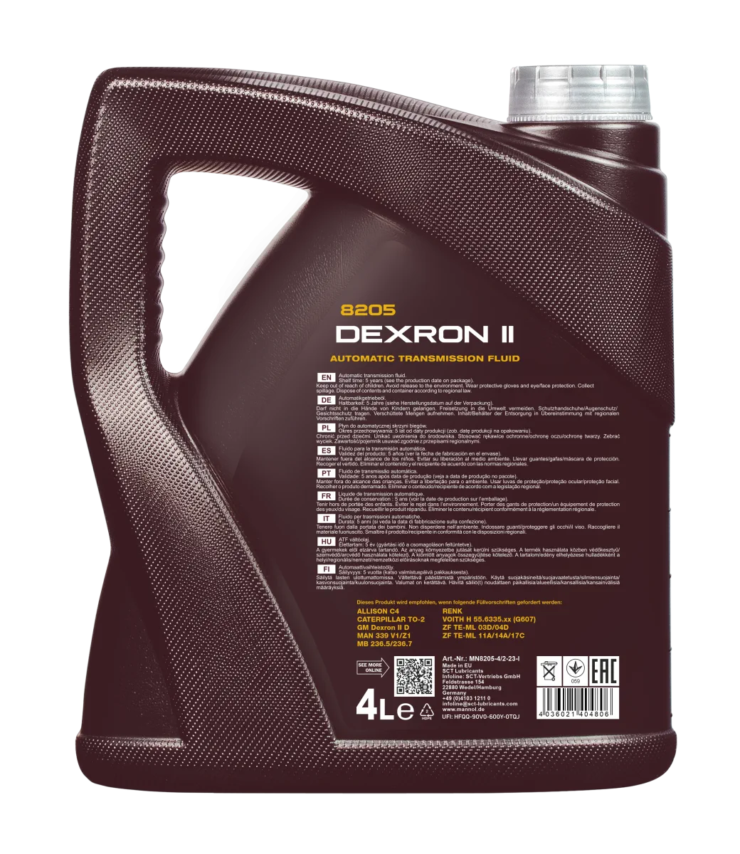 MANNOL Automatic ATF Dexron II 8205 4L product image 2