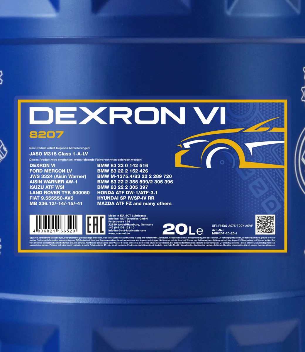 MANNOL Dexron VI 8207 20L product image 2