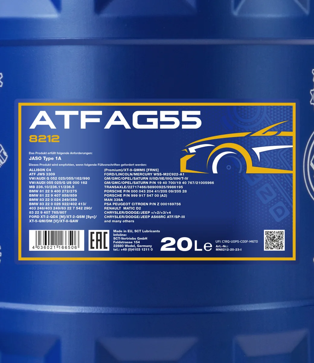 MANNOL ATF AG55 8212 20L product image 2